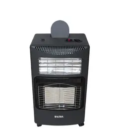 BALTRA Cosmic 1200W Electric and Gas Heater with Electric Ignition, Caster Wheel - BTH 110
