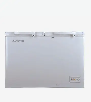 Aucma Double Door Chest Freezer with External Handle AF-500N