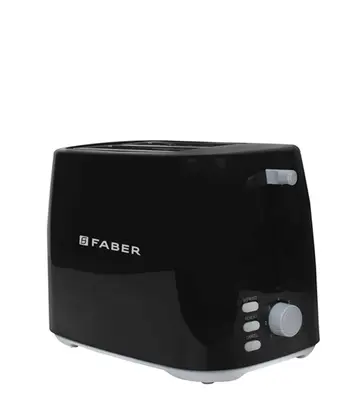 FABER FT 900W BK 2 Slice Pop Up Toaster