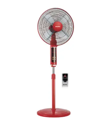 BALTRA Oscar 16 inch Stand Fan with Remote Control - BF 183 3 Speed Control Panel with Timer