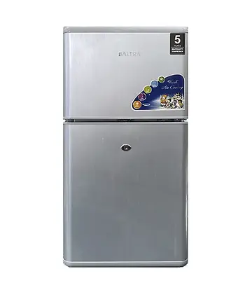BALTRA 120 Ltrs. Direct Cooling Double Door Refrigerator (Silver) - BRF120DD01