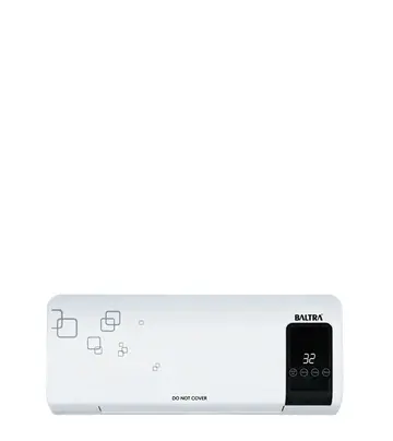 BALTRA Calor Wall Mounted Electric Heater, 2000W 3 Air Selection, LED Display, Timer, Remote Controlled with Thermostat - BTH 131