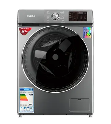 AUCMA 8Kg Front Load Washing Machine with Intelligent Washing System, Inverter Direct Drive Motor - XQG80-B1468SA
