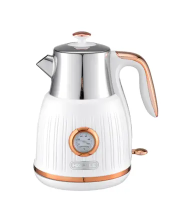 Häfele Queen Electric Kettle 1.6L – White Stainless Steel Kettle with Temperature Display