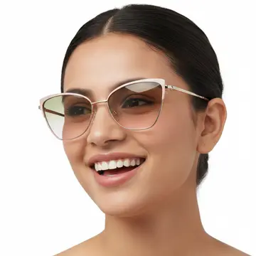 Pink Cateye Shaded Sunglass