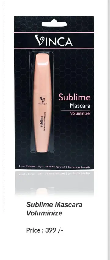 Vinca sublime mascara
