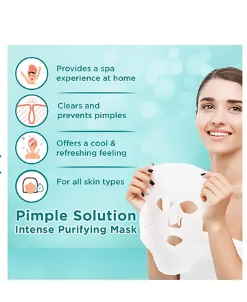 Spawake pimple solution intense purifying mask