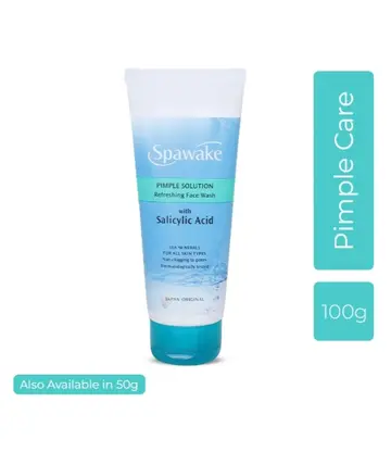 Spawake Pimple Solution refreshing face wash 100gm with Salicylic acid