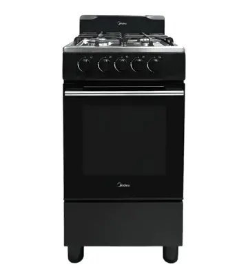Midea Free Standing 4 Gas Burners Cooking Range 20TMG4G080