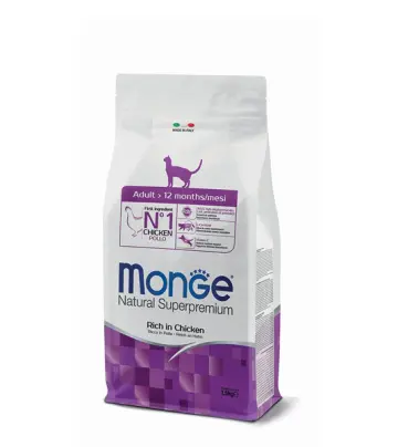 Monge Natural Super Premium Adult Rich in Chicken for Cats