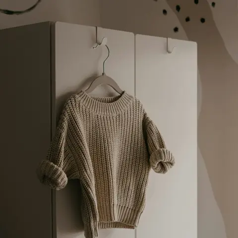 Kids' Hand-Knitted Chunky Sweater