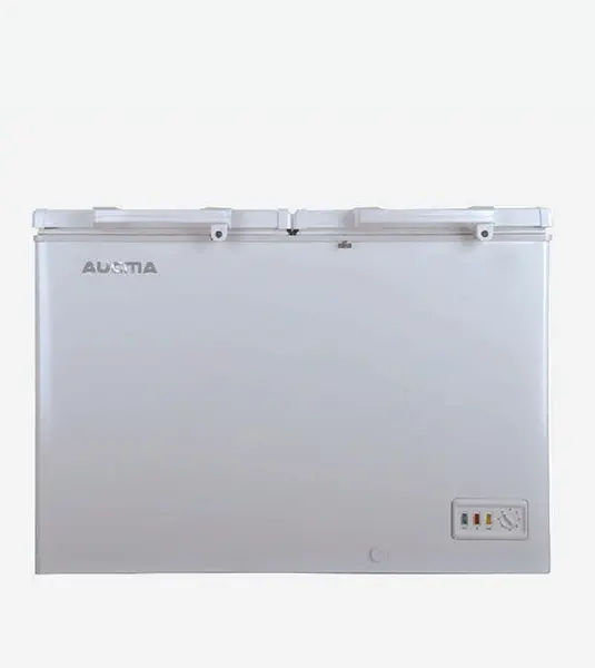 Aucma Double Door Chest Freezer with External Handle AF-500N