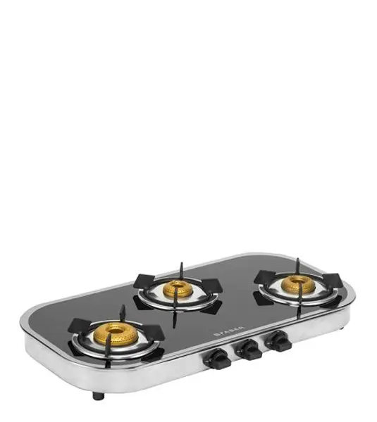 Faber Curvo Mirror 3BB SS 3 Burner Gas Cooktop