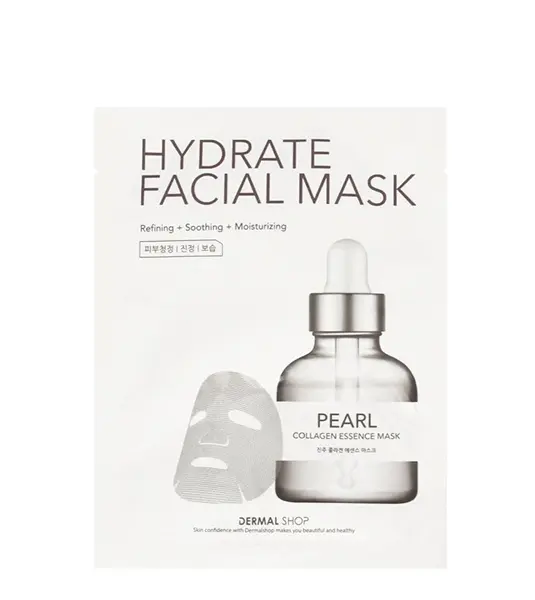 Dermal Shop Hydrate Facial Mask - Pearl Essence Mask (10 Sheets)