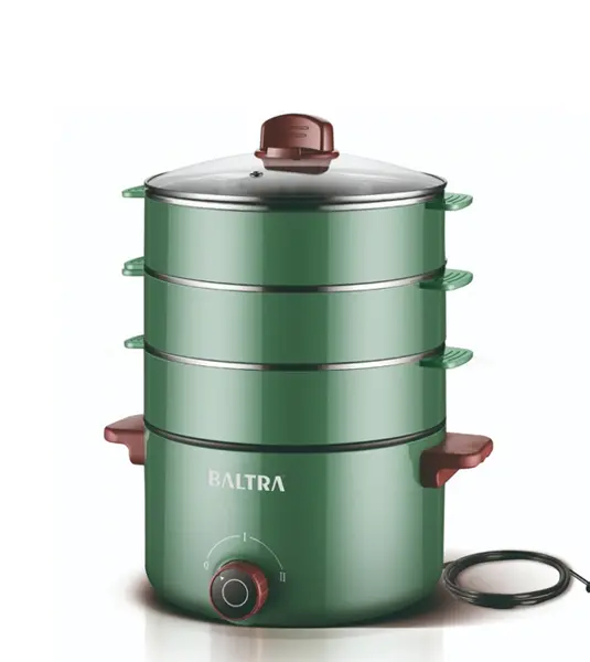 BALTRA Electric MoMo Maker - BFS 102, 3 Layers Steam Chamber