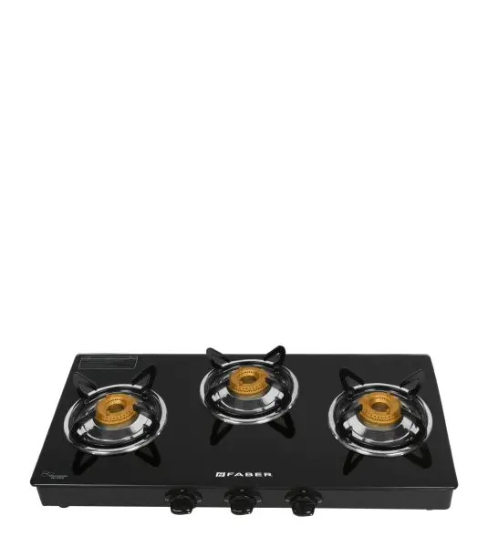 FABER Hob Cooktop Power 3BB BK AI- 3 Burner Gas Stove