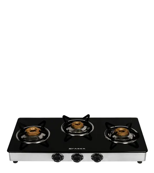 FABER Hob Cooktop Power 3BB SS - 3 Burner Gas Stove