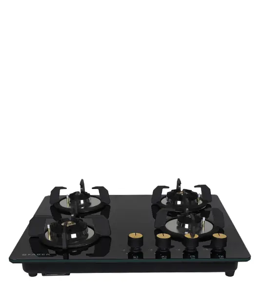 FABER Hob Maxus HT604 CRS BR CI AI - 4 Brass Burner