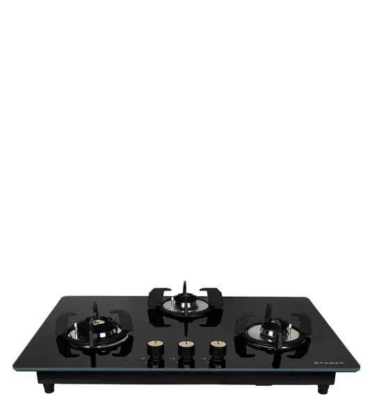 FABER Hob Maxus HT783 CRS BR CI AI - 3 Brass Burner