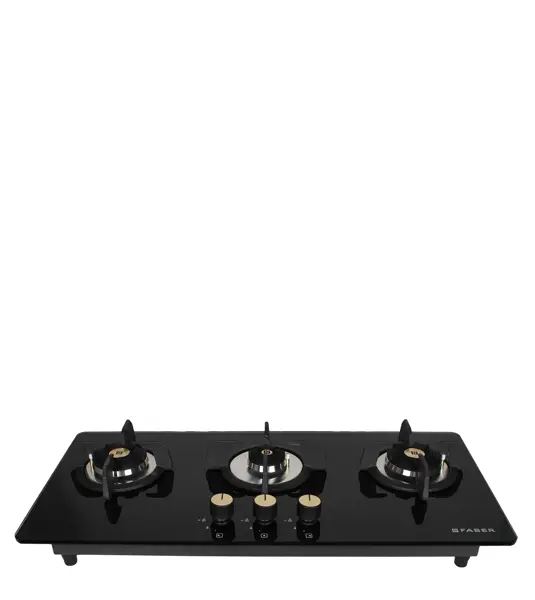 FABER Hob Maxus HT803 CRS BR CI AI - 3 Brass Burner