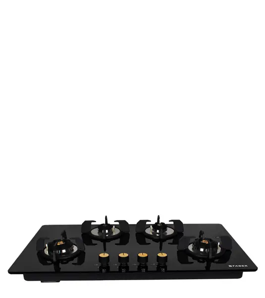 FABER Hob Maxus HT904 CRS BR CI AI - 4 Brass Burner