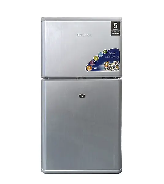 BALTRA 120 Ltrs. Direct Cooling Double Door Refrigerator (Silver) - BRF120DD01