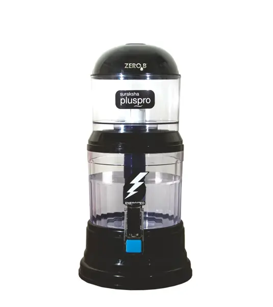 ZeroB Suraksha Plus Pro Water Purifier_Gravity-based-15 Liters Storage
