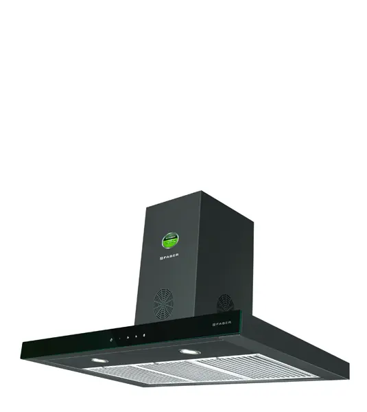 FABER Hood Stilux 3D Plus Max T2S2 BK TC 90