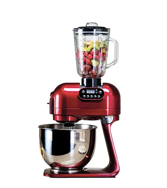 Hafele Klara Highline Kitchen Machine – Murphy Red | 1000W 5.5L Stand Mixer & Blender