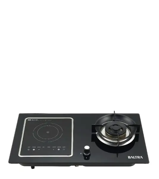 Baltra Hybrid Cooktop BGH 111 – Induction & Gas Burner Glass Top Stove
