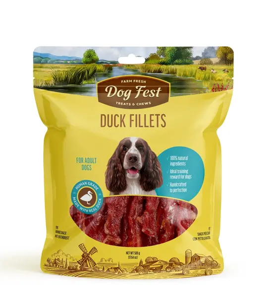 Dog Fest Duck Fillets for Adult Dogs