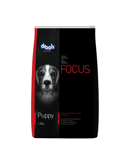 Drools Focus Puppy Super Premium Dog Food with Corn and Wheat Free Formula