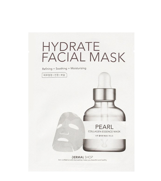 Dermal Shop Hydrate Facial Mask Pearl Essence Mask 10 Sheets Meroepasal