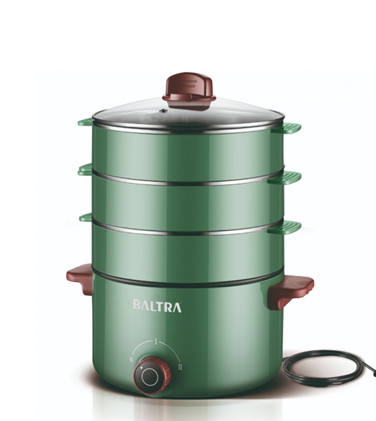 BALTRA Electric MoMo Maker – BFS 102, 3 Layers Steam Chamber