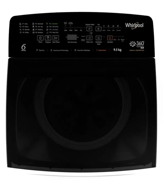 Whirlpool 360° Bloomwash Pro 9.5kg 5 Star Fully Automatic Top Load