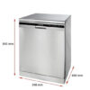 12 Place Setting Dishwasher with 6 Washing Program