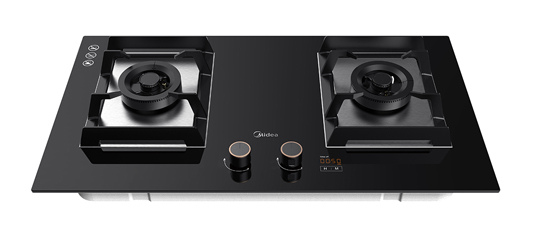 Midea 2 Burner Gas Hob with Auto Timer