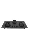 4 Dual Flame Full Brass Burners with 3D Flame Technology for Fast and Slow Cooking