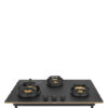 This Verona model has a dual flame full brass burners with 3D Flame technology, You can adjust the flame intensity of this hob with ease.