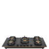 This Verona model has a dual flame full brass burners with 3D Flame technology, You can adjust the flame intensity of this hob with ease.