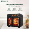 360° Heat Circulation with 230°C of Max Temperature, Faber Air Fryer Oven is suitable to cook all your favourite dishes