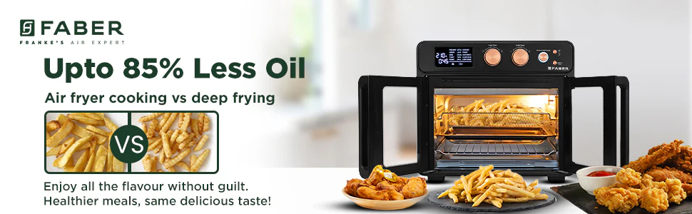 Enjoy your snacks, guilt free with this Faber oven.