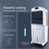 This Desert Cooler has a powerful Cooling with Water Level Indicator. It has Castor wheels for easy mobility