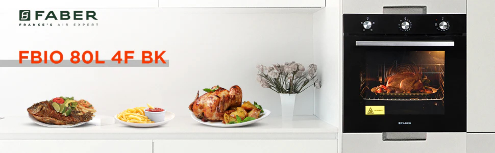 Faber FBIO 80L 4F BK built-in electric oven