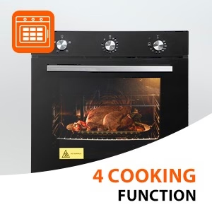 Faber FBIO 80L 4F BK built-in electric oven - cooking function