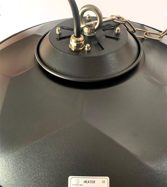 INNMOTEK Infrared Hanging Patio Heater top view