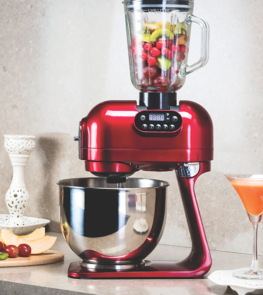 Hafele Klara Highline Kitchen Machine – Murphy Red-1000W stand mixer Front View