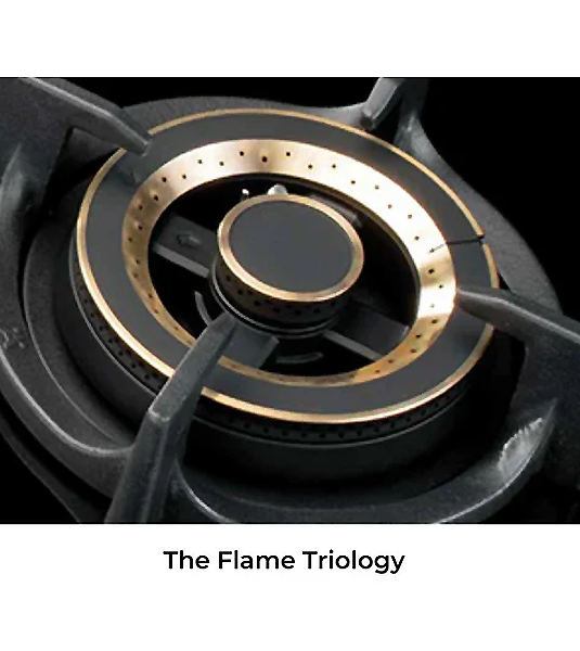 Hafele Zeta 378 Plus 3 burner built-in gas hob