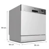 Midea WQP8-3802D Countertop Dishwasher – Dimension
